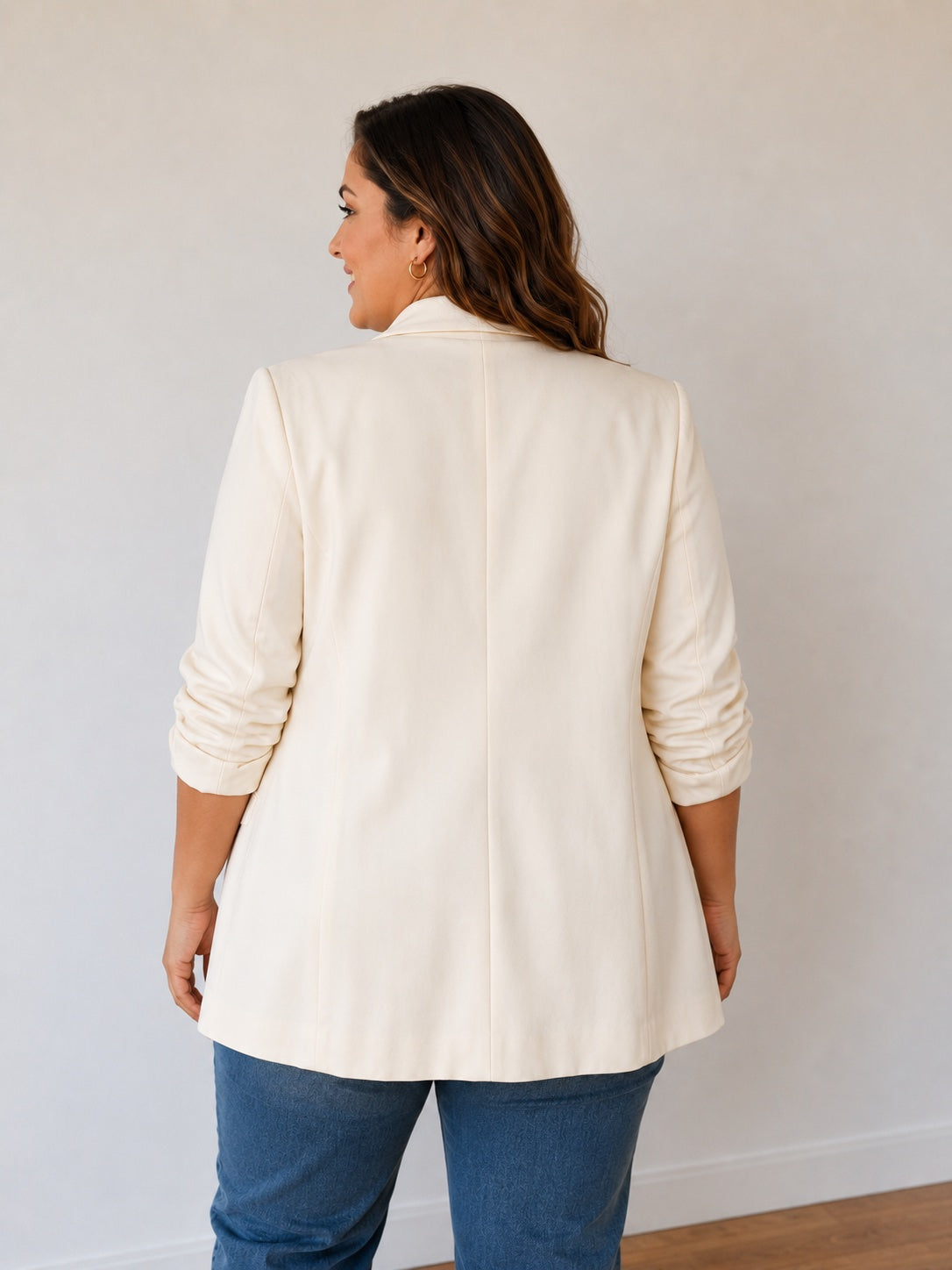 🤍 Blazer Marquis color marfil — Talla XL