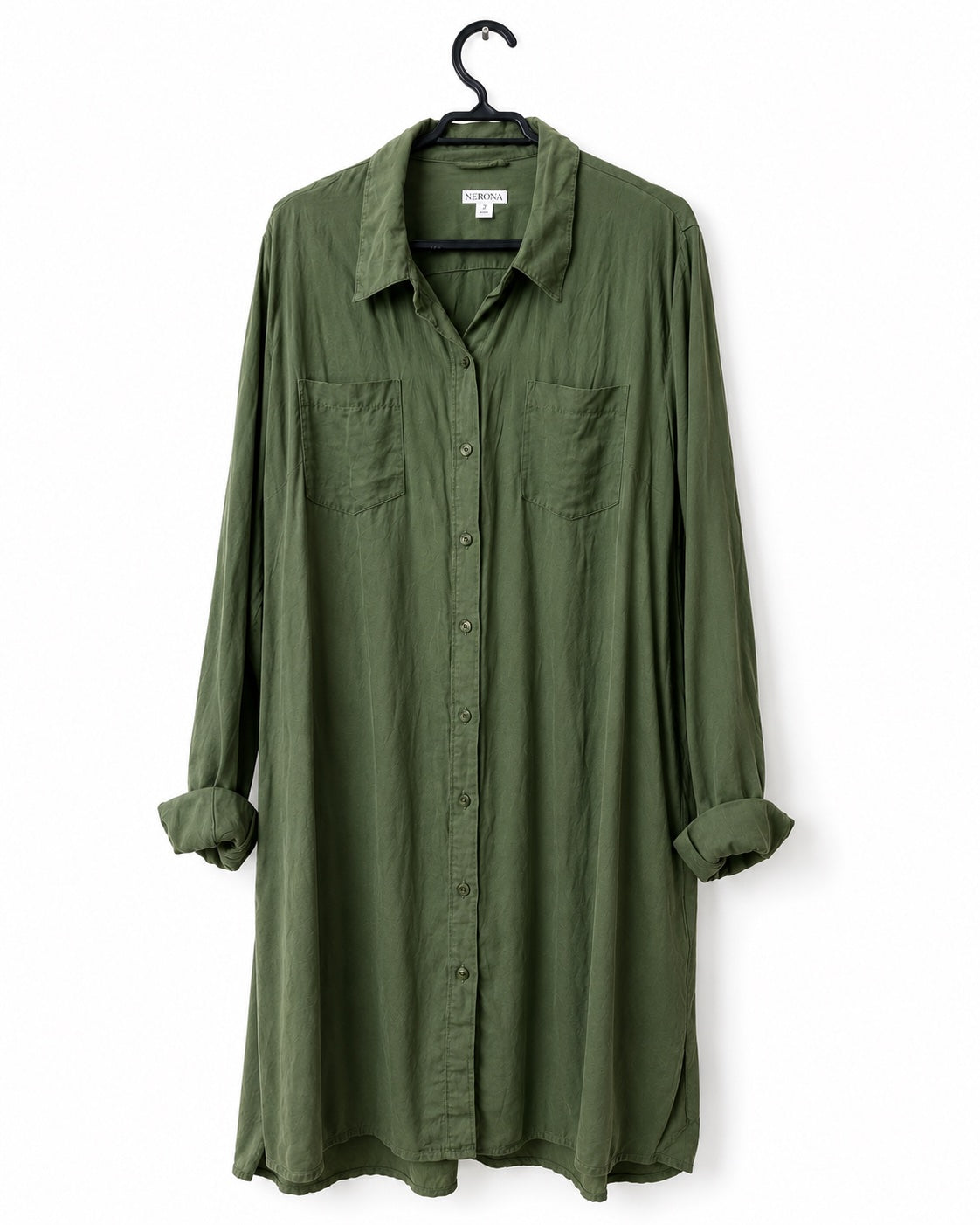 Camisón Vestido Verde Casual – Talla XL