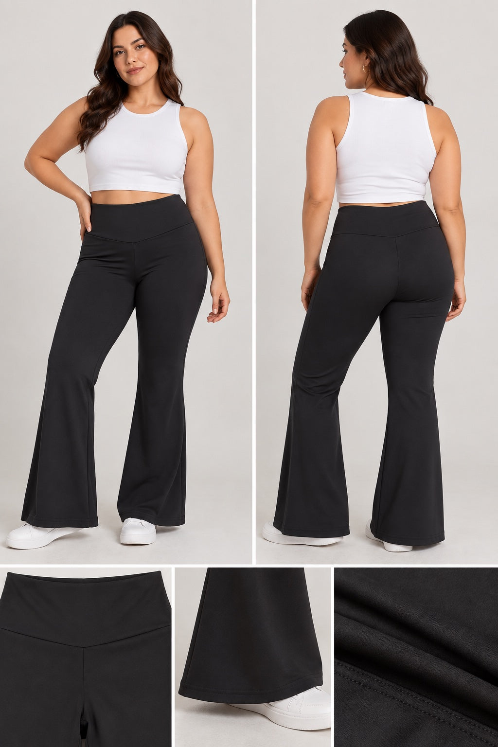 🖤 Calza Flare Negra M/L — Nueva