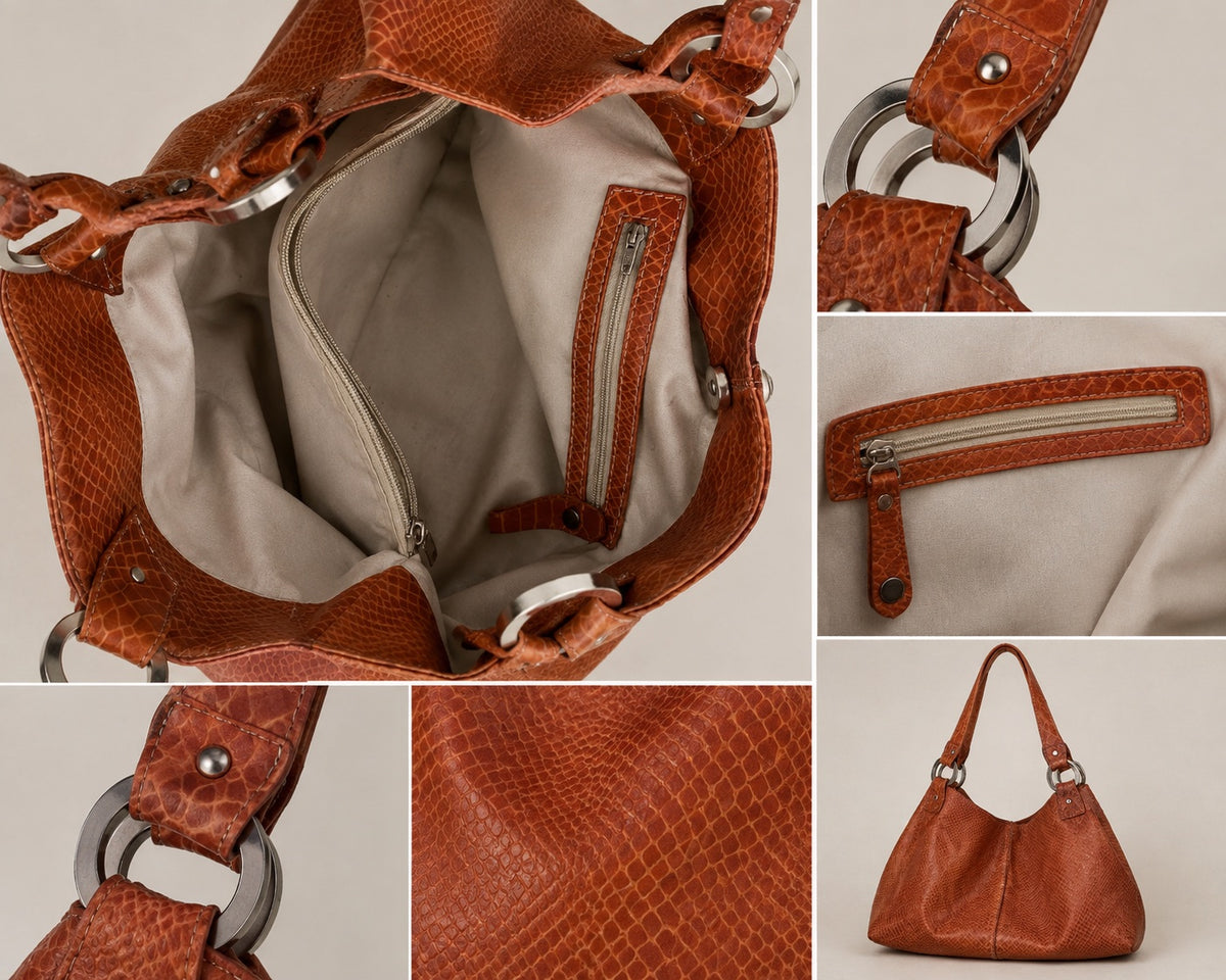 Cartera de Hombro Terracota – Origen Colombiano