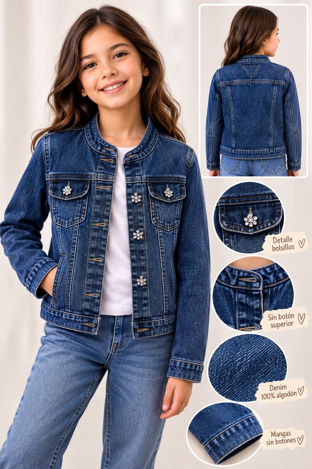 Chaqueta Denim Tommy Hilfiger Niña
