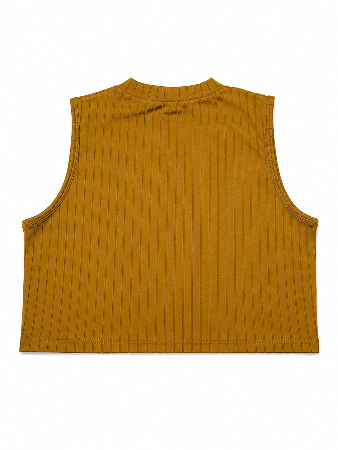 💛 Crop Top Canalé Mostaza