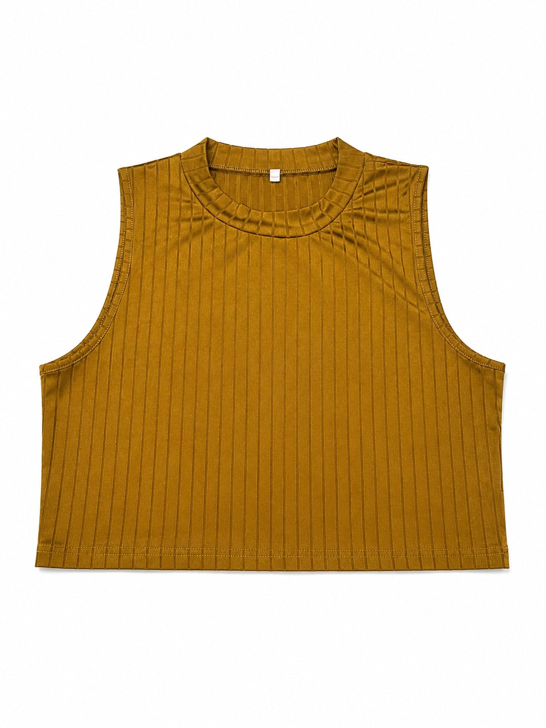 💛 Crop Top Canalé Mostaza