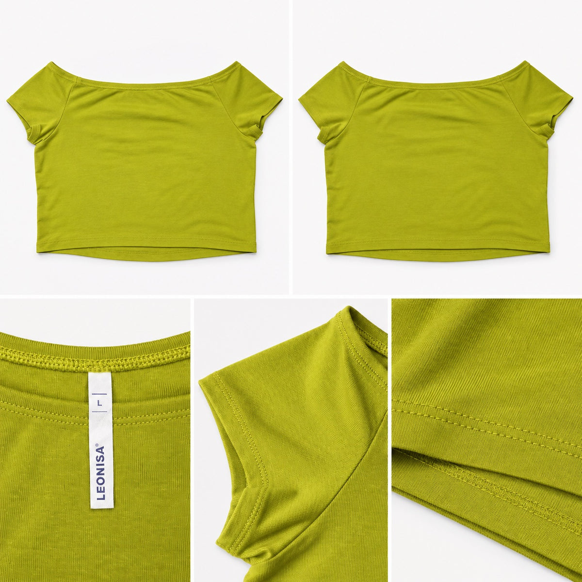 💚 Crop Top Verde Lima Leonisa