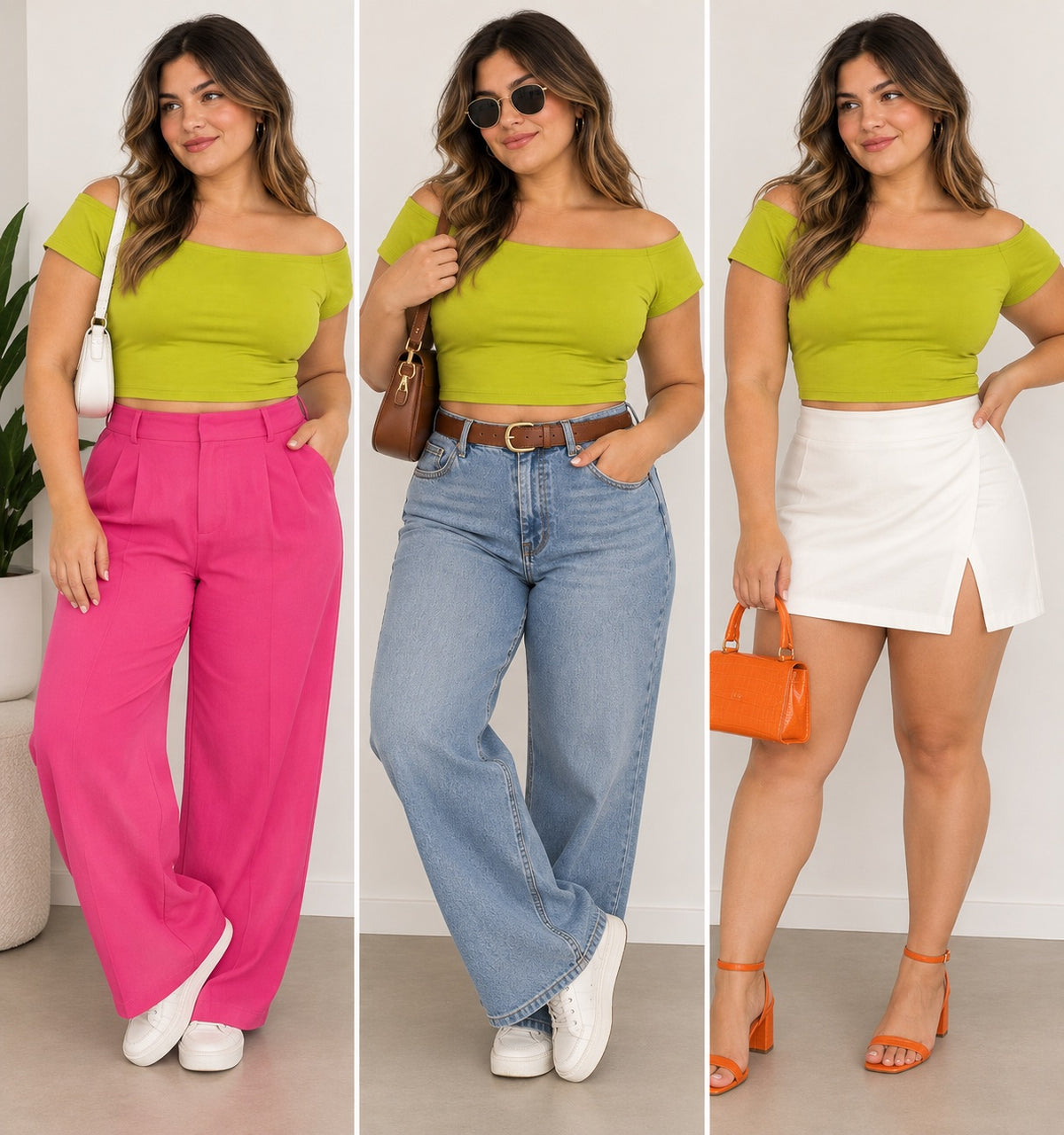 💚 Crop Top Verde Lima Leonisa