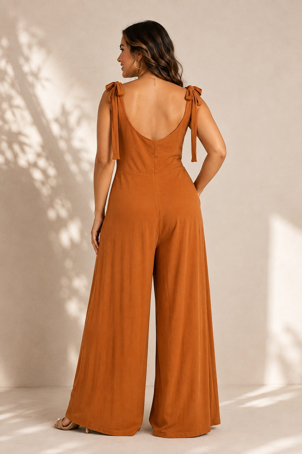 Enterito Largo Terracota Sin Mangas – Talla L