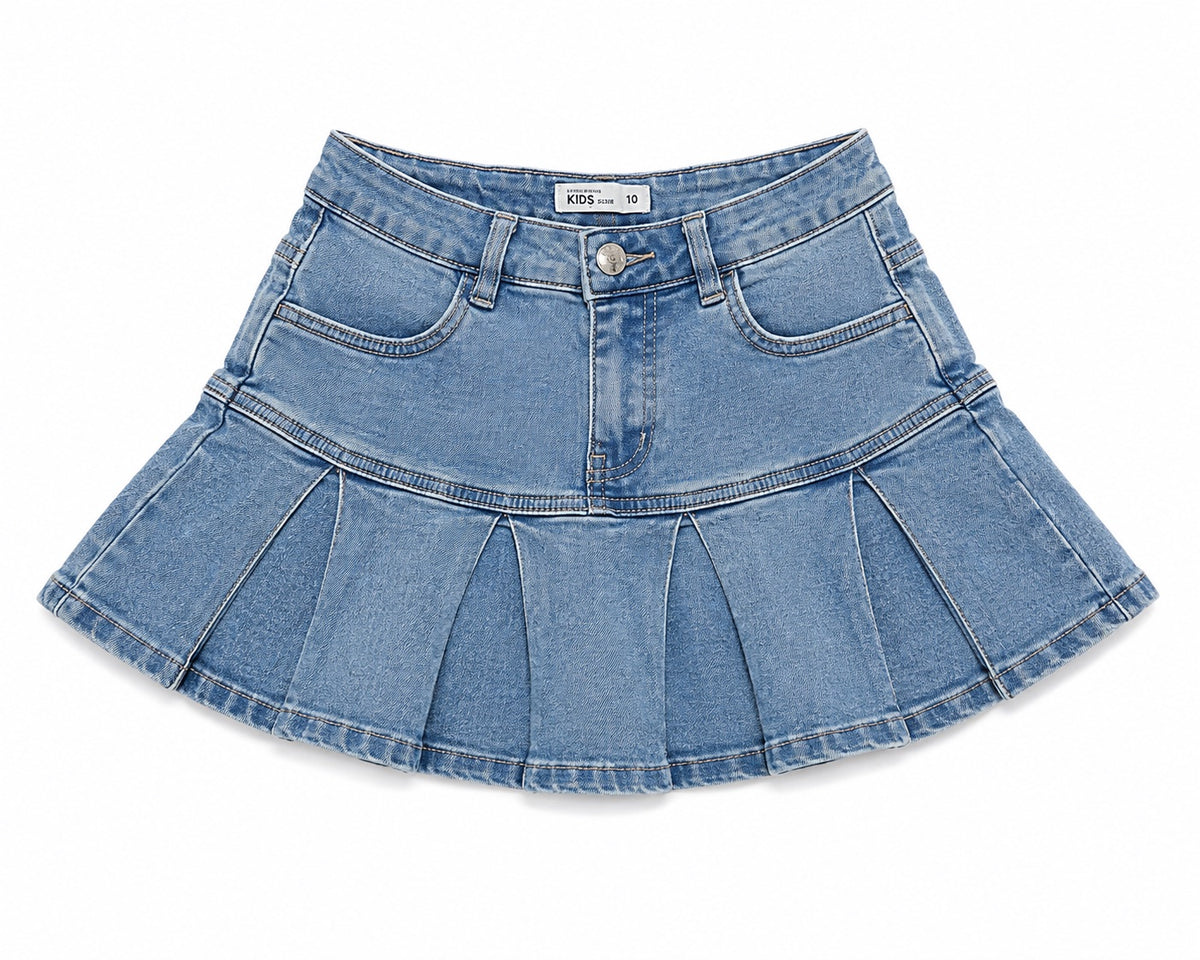 💙 Falda de Mezclilla Niña – Talla 10