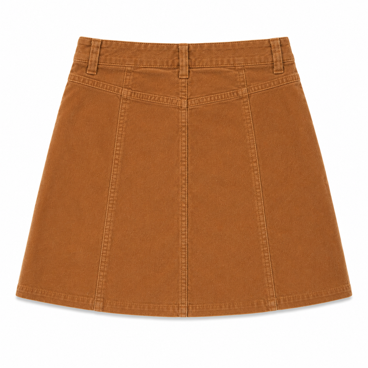 Falda de Pana Café Camel Forever 21 – Talla S