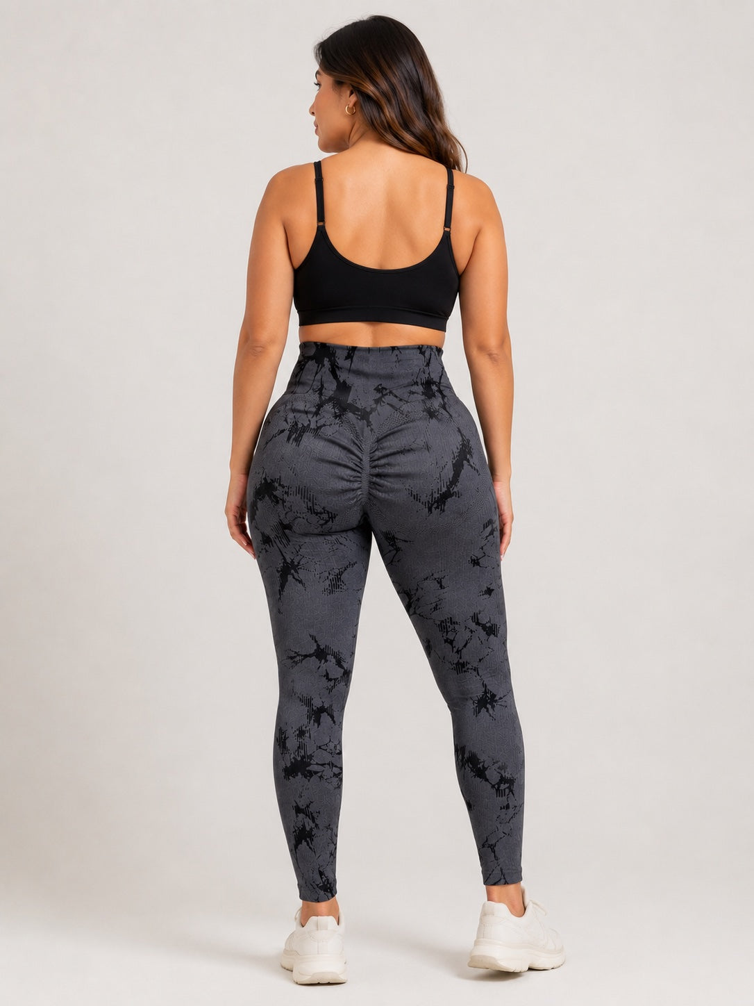 🖤 Calza estampada efecto mármol – Talla Estándar