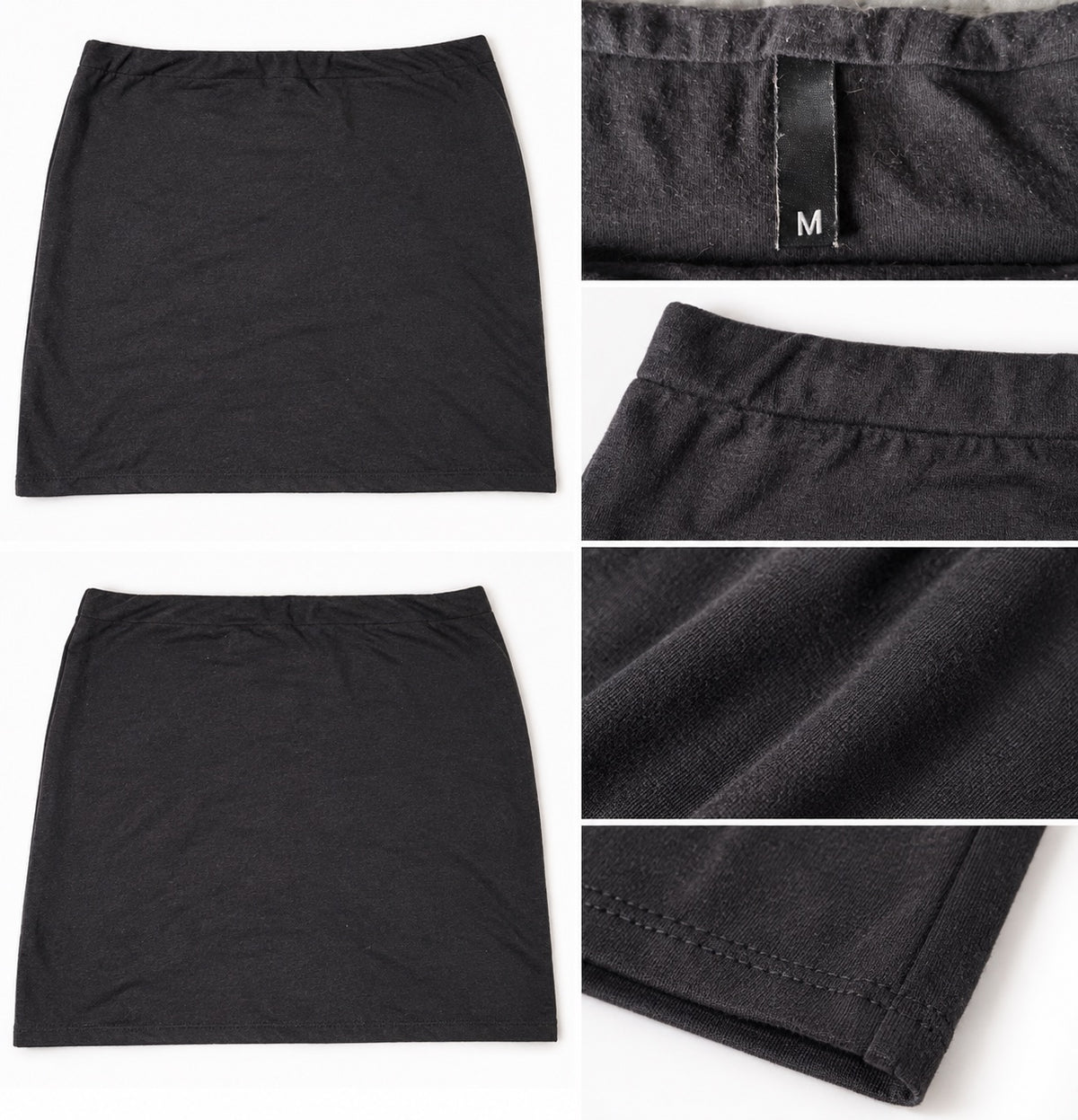 🖤 Minifalda negra básica – Talla M