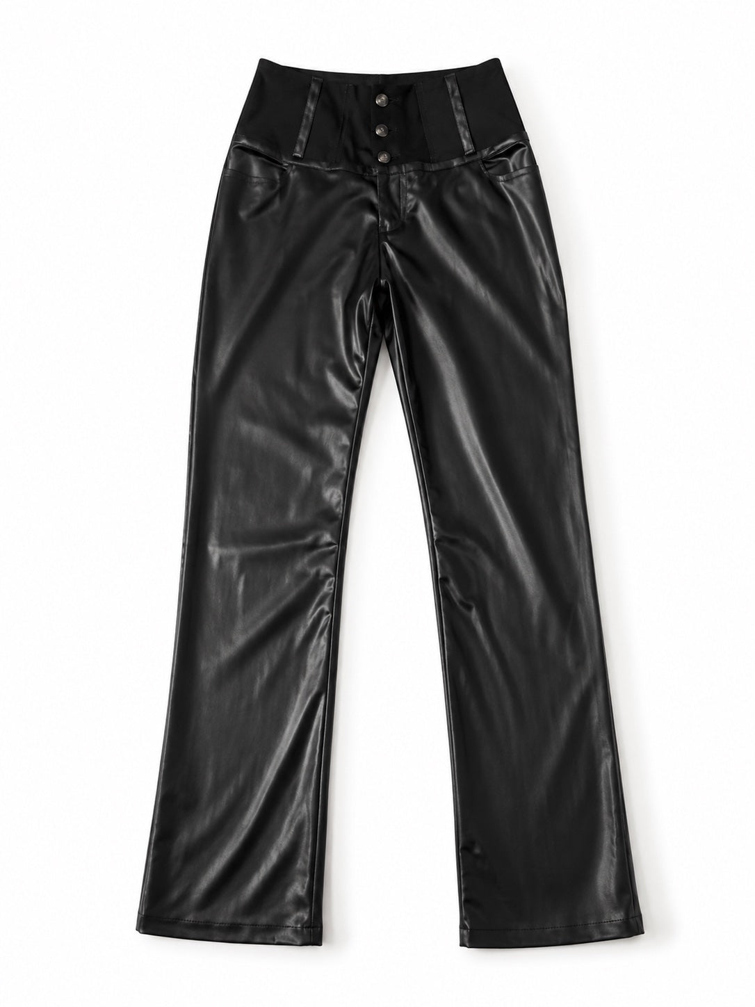 🖤 Pantalón de Raso Negro – Talla 44