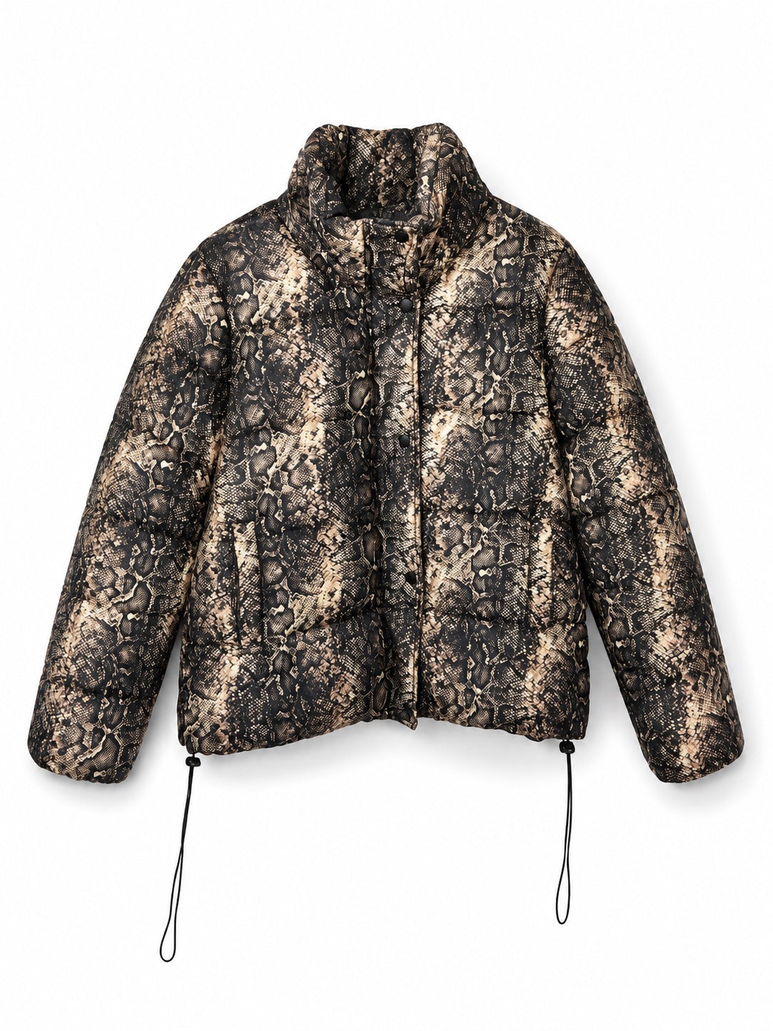 🐍 Parka acolchada animal print – Talla L