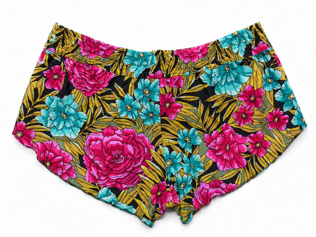 Short de Baño Floral Elasticado – Talla XL