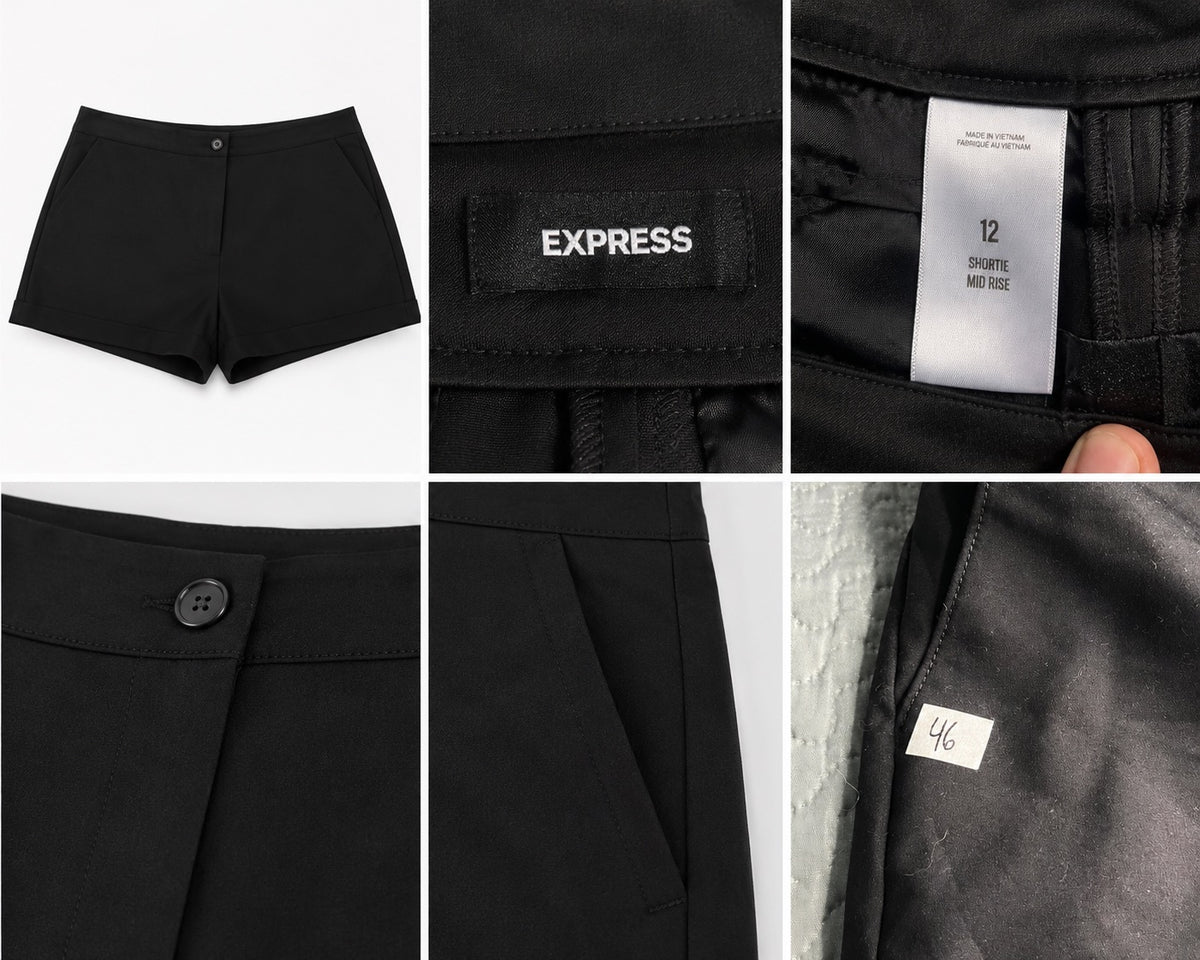 Short sastrero negro EXPRESS – Talla 46