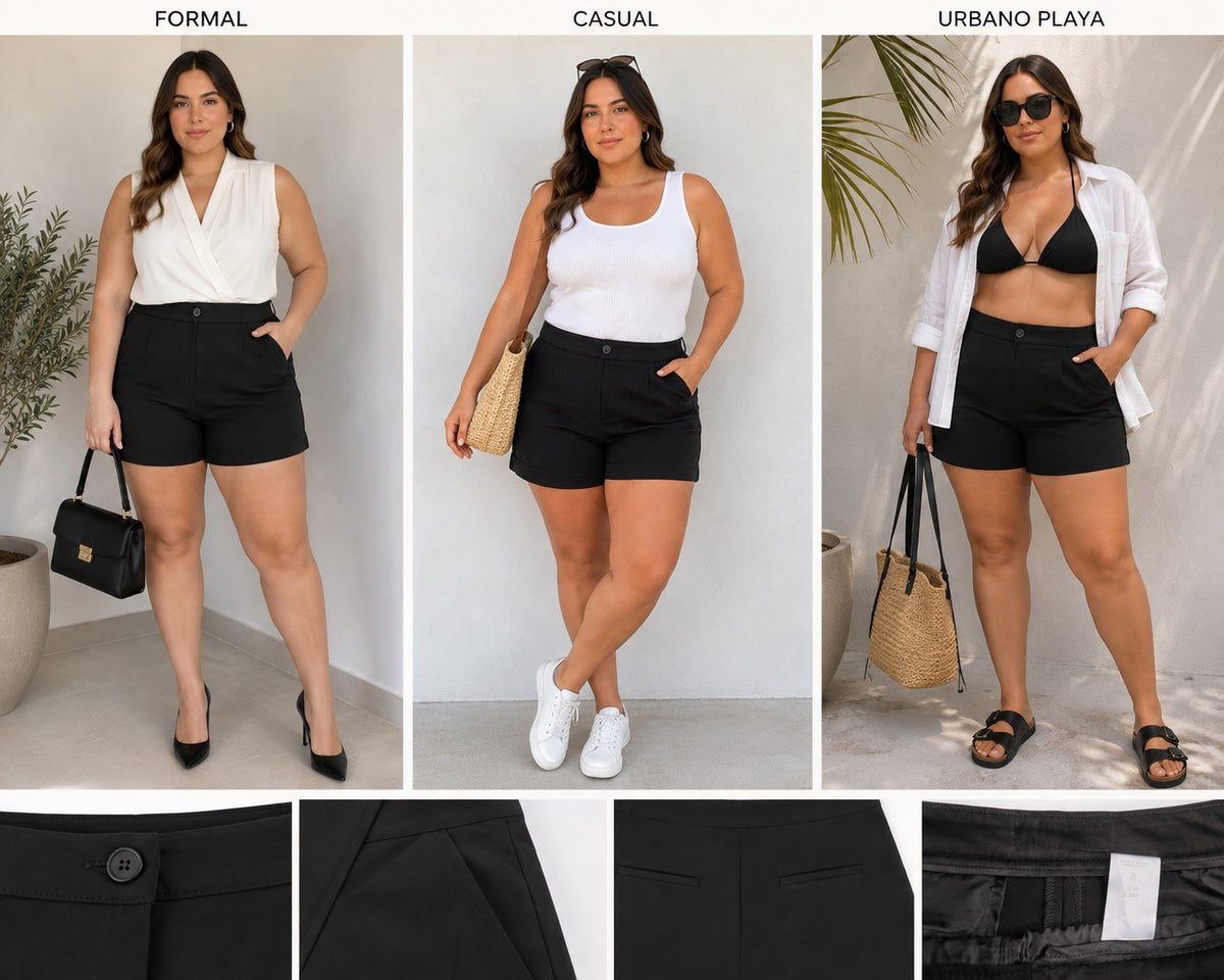 Short sastrero negro EXPRESS – Talla 46
