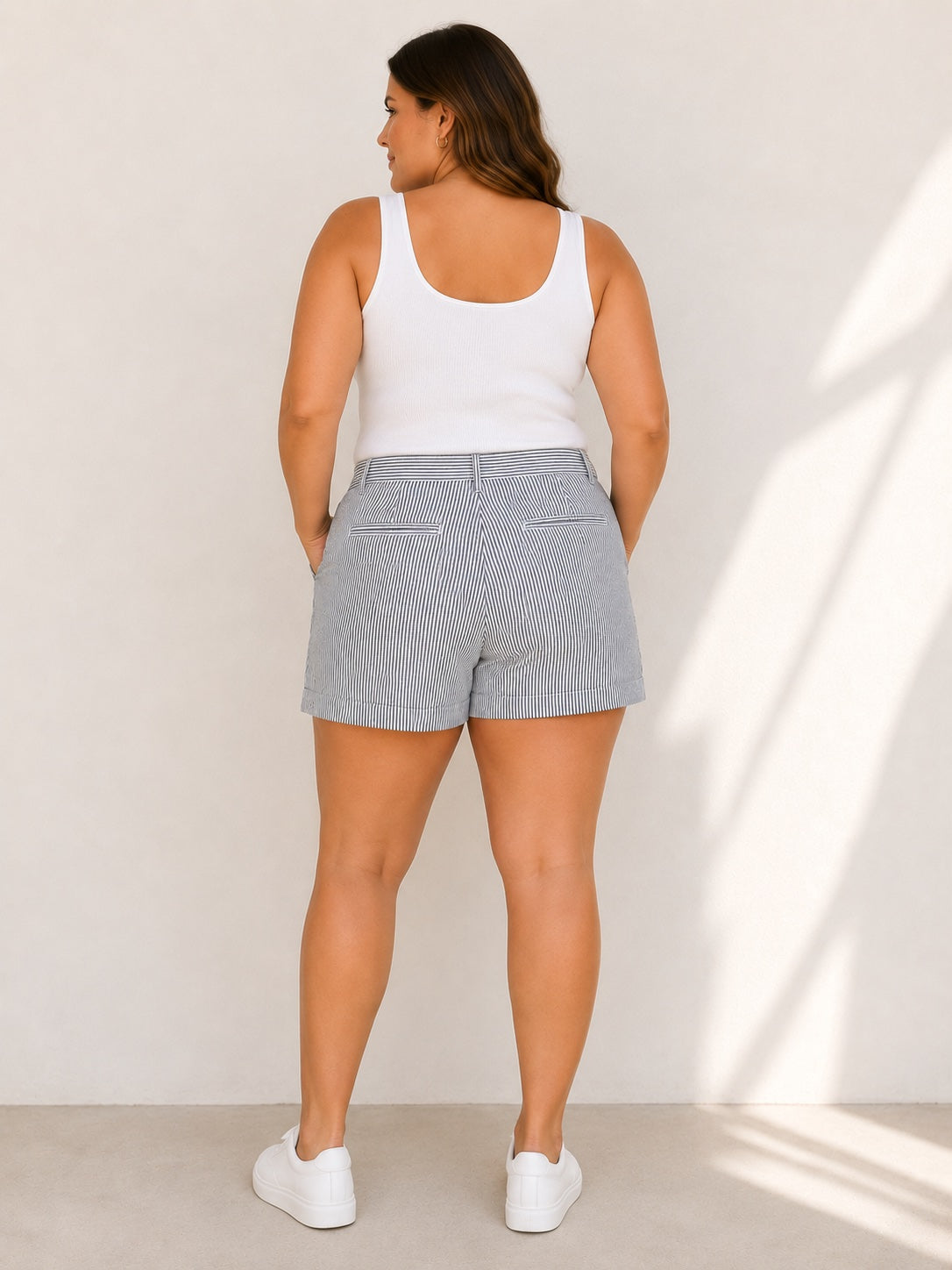 🤍 Short Old Navy a rayas — Talla 46