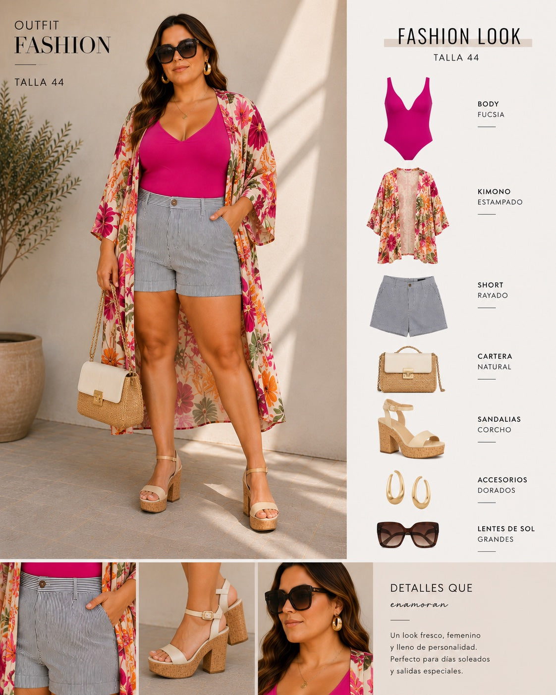 🤍 Short Old Navy a rayas — Talla 46