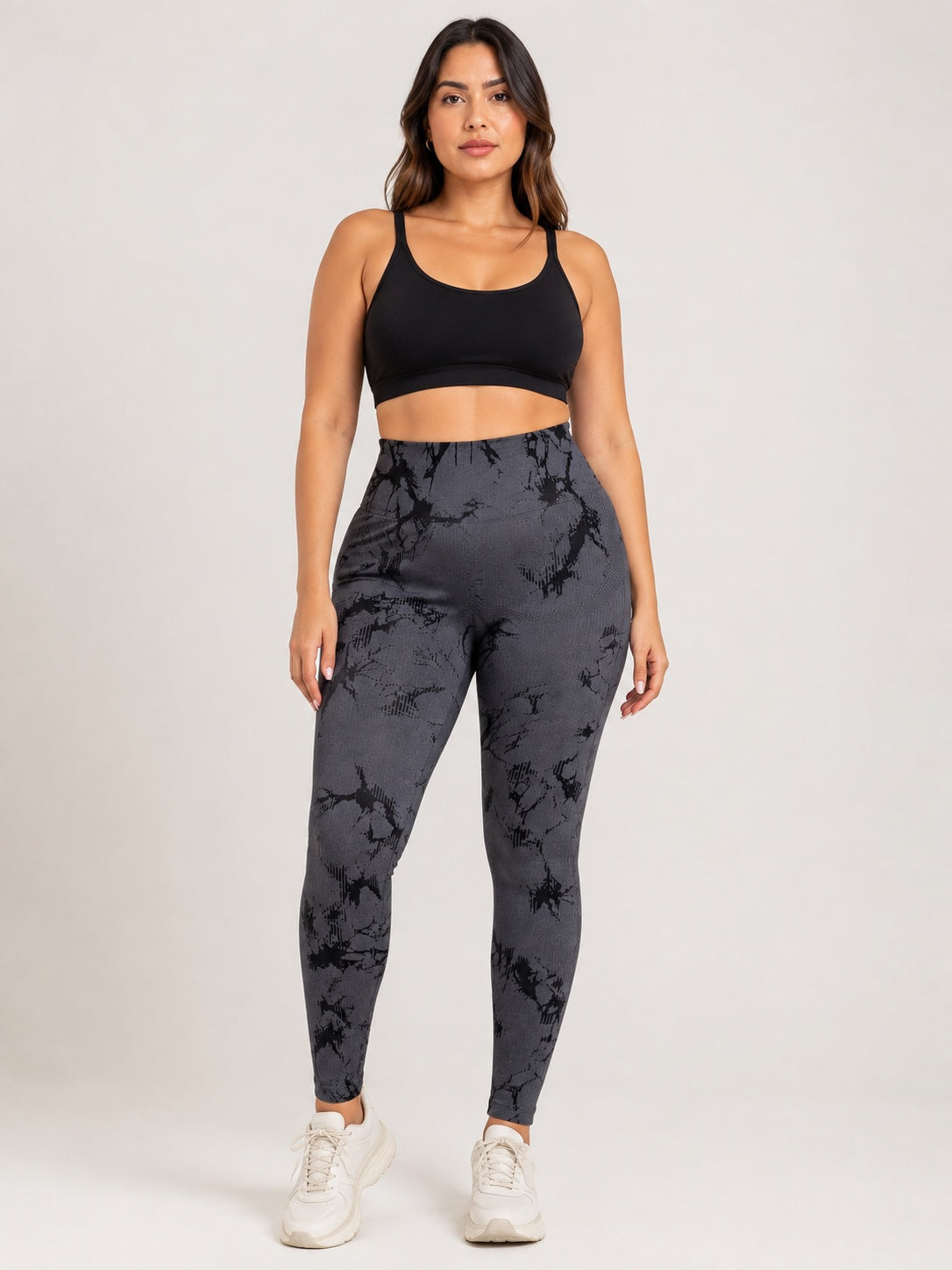 🖤 Calza estampada efecto mármol – Talla Estándar